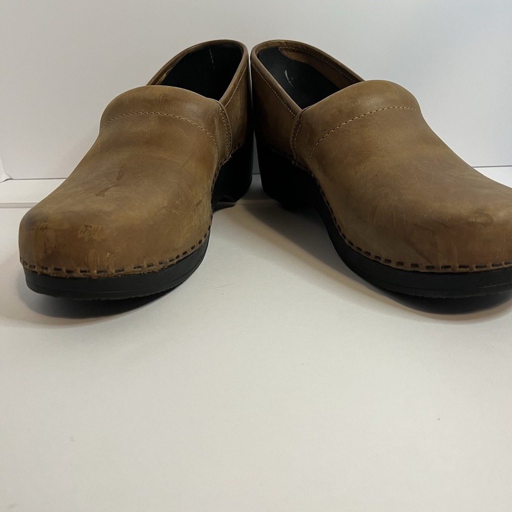 L.L. Bean Women's Comfort leather   Clog Shoes Brown EU 41  US 9.5 Model 6175